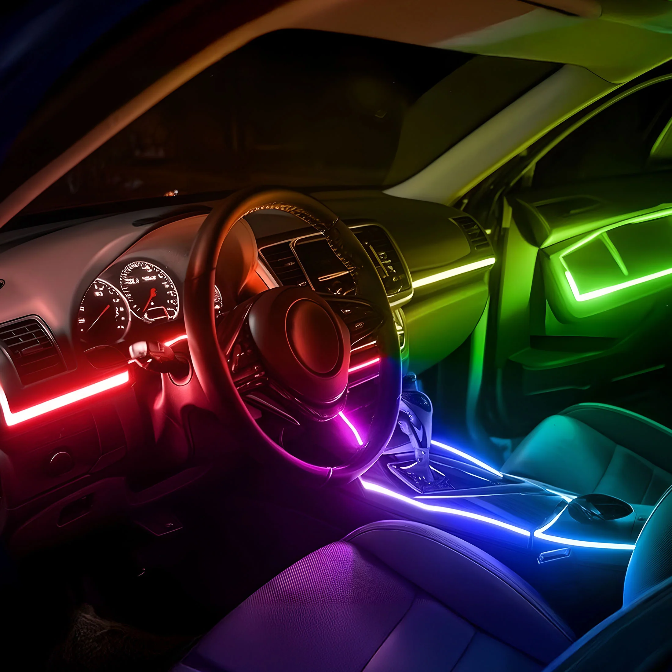 Infinite Glow 12-Inch LED Extendable Interior Light Strip - Image 3