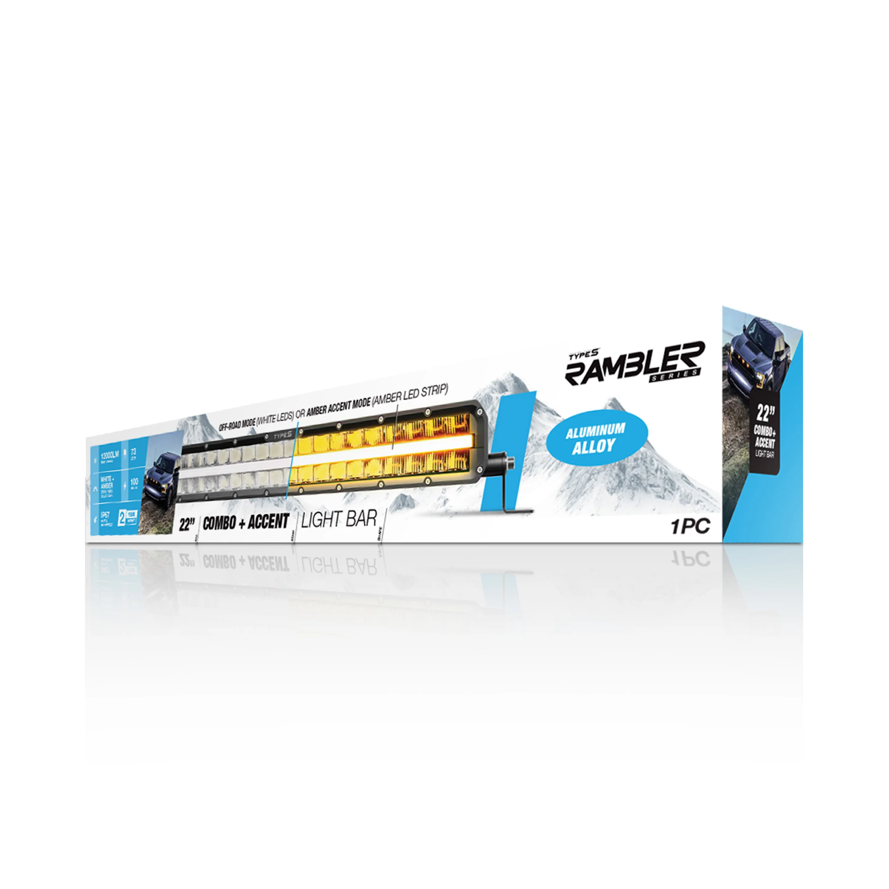 TYPE S RAMBLER 22" Combo Light Bar + Accent Light - Image 2