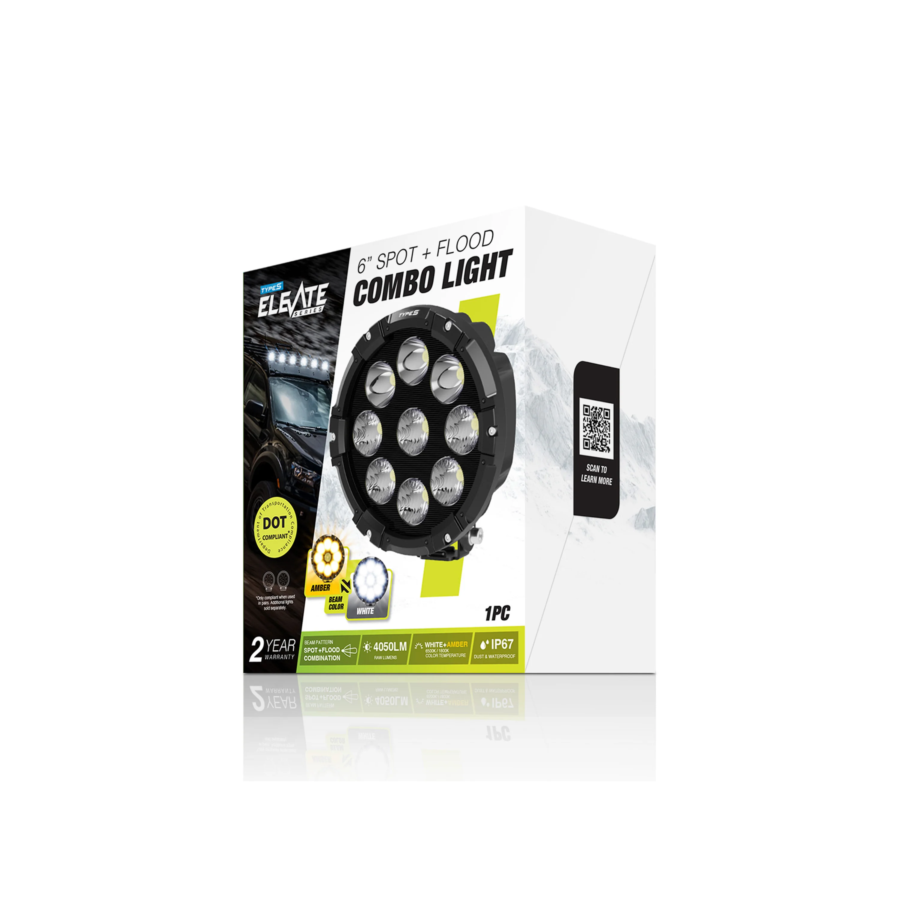 Elevate 6” Spot and Flood Combo Light - Image 3