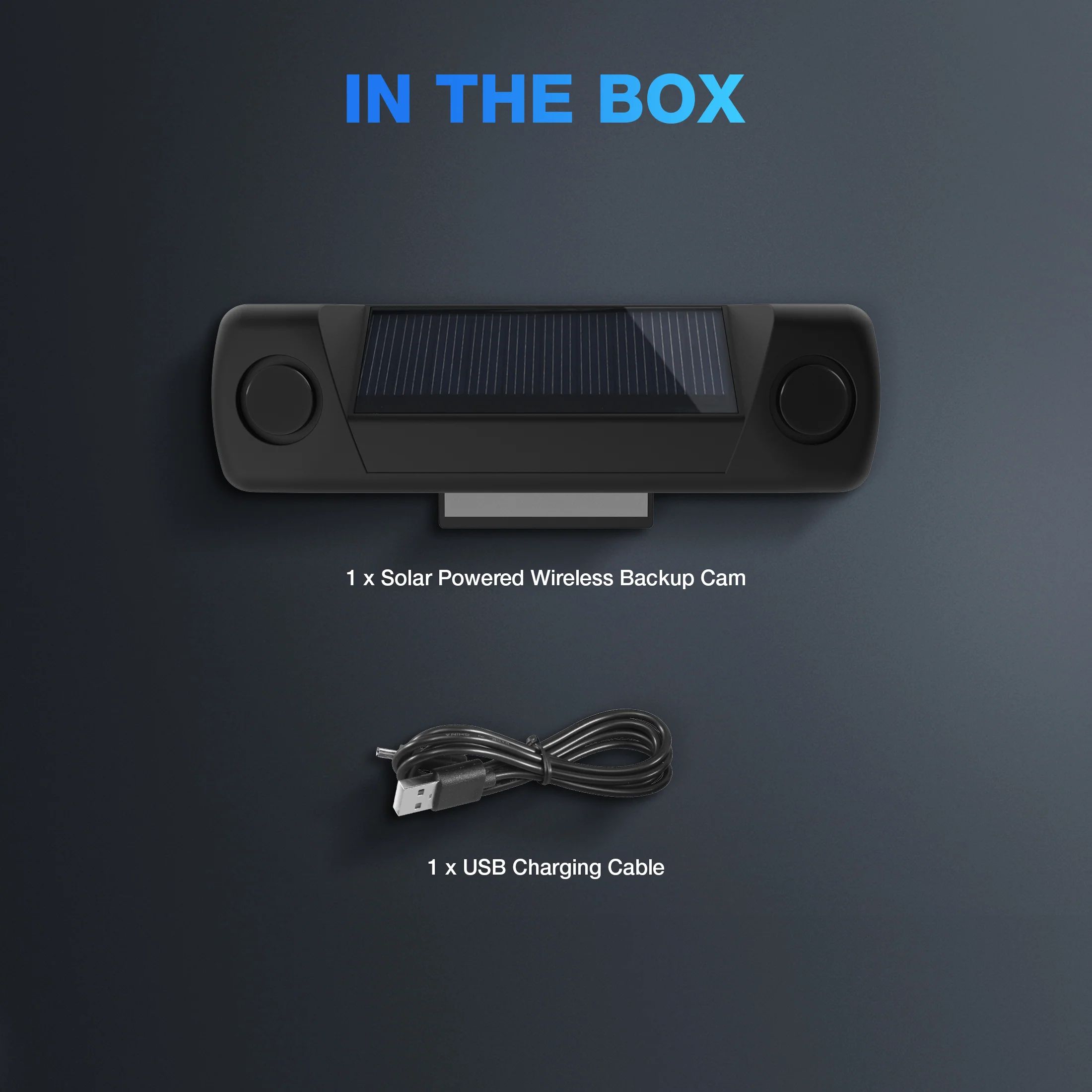 TYPE S Smart Wireless Parking Sensor, Bluetooth Solar Powered Wireless Parking Sensor Kit Car Vehicle Reversing Radar System - Image 6