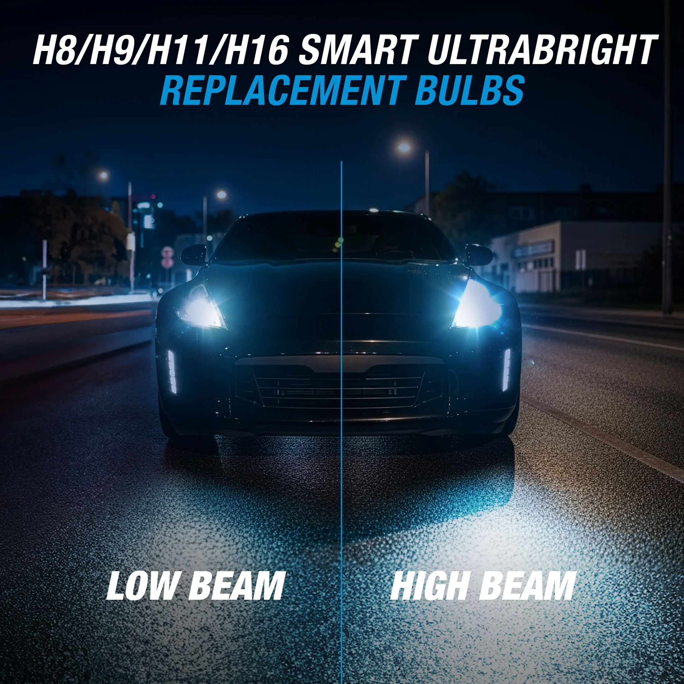 ULTRABRIGHT LED FOG LIGHT SET - H8 / H9 / H11 / H16 - Image 3