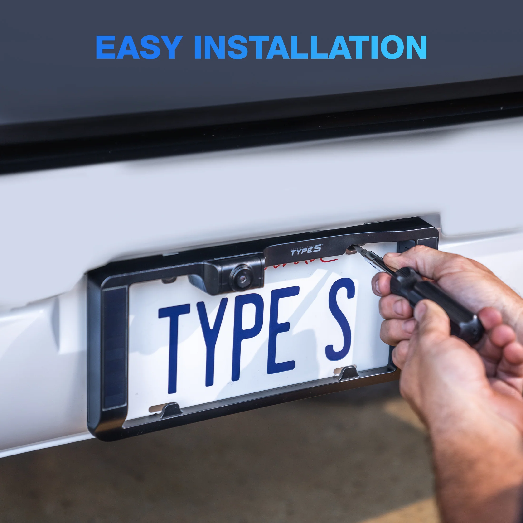 TYPE S HD Solar Powered Wireless Backup Camera with Ultrasonic Backup Sensor - Image 3