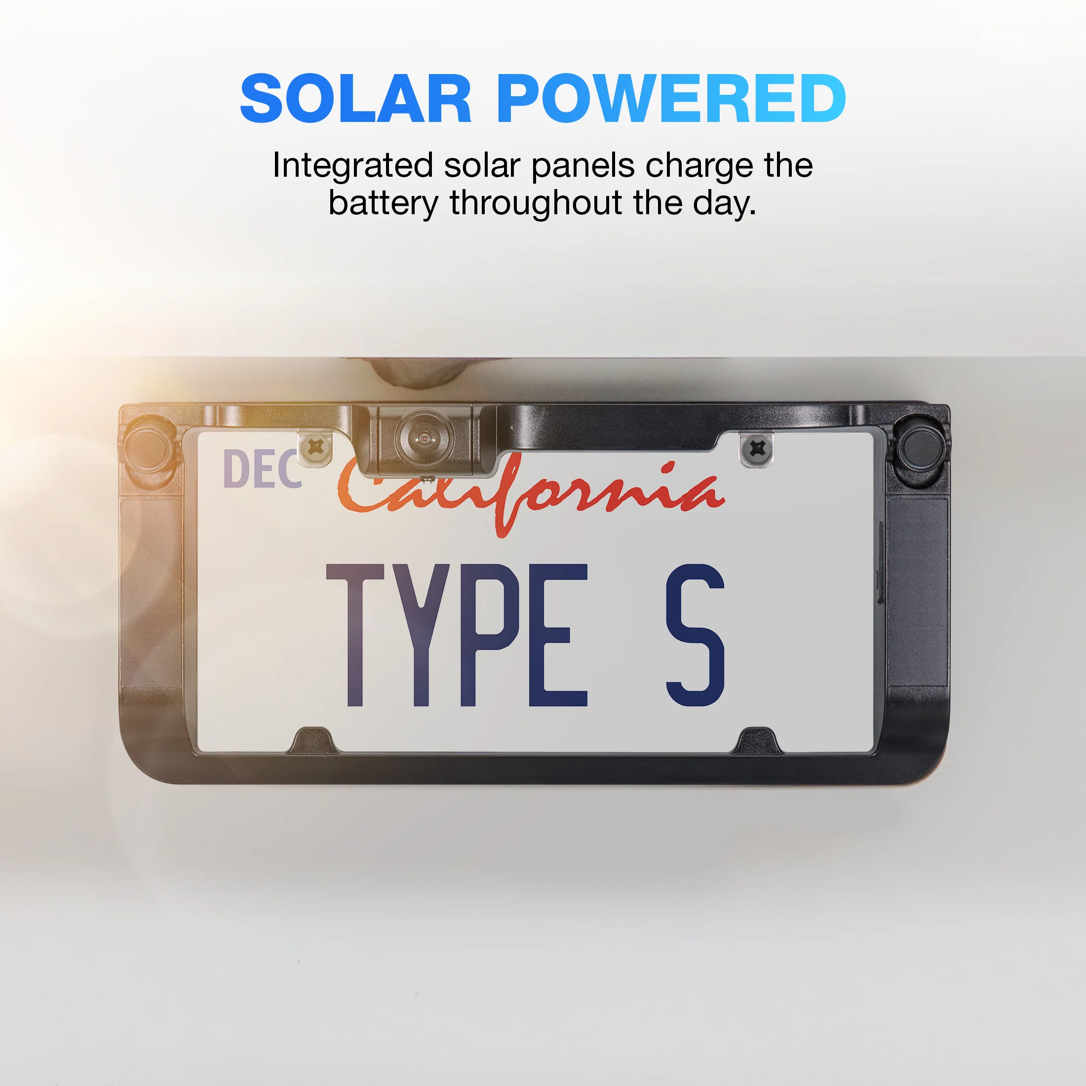 TYPE S HD Solar Powered Wireless Backup Camera with Ultrasonic Backup Sensor - Image 4