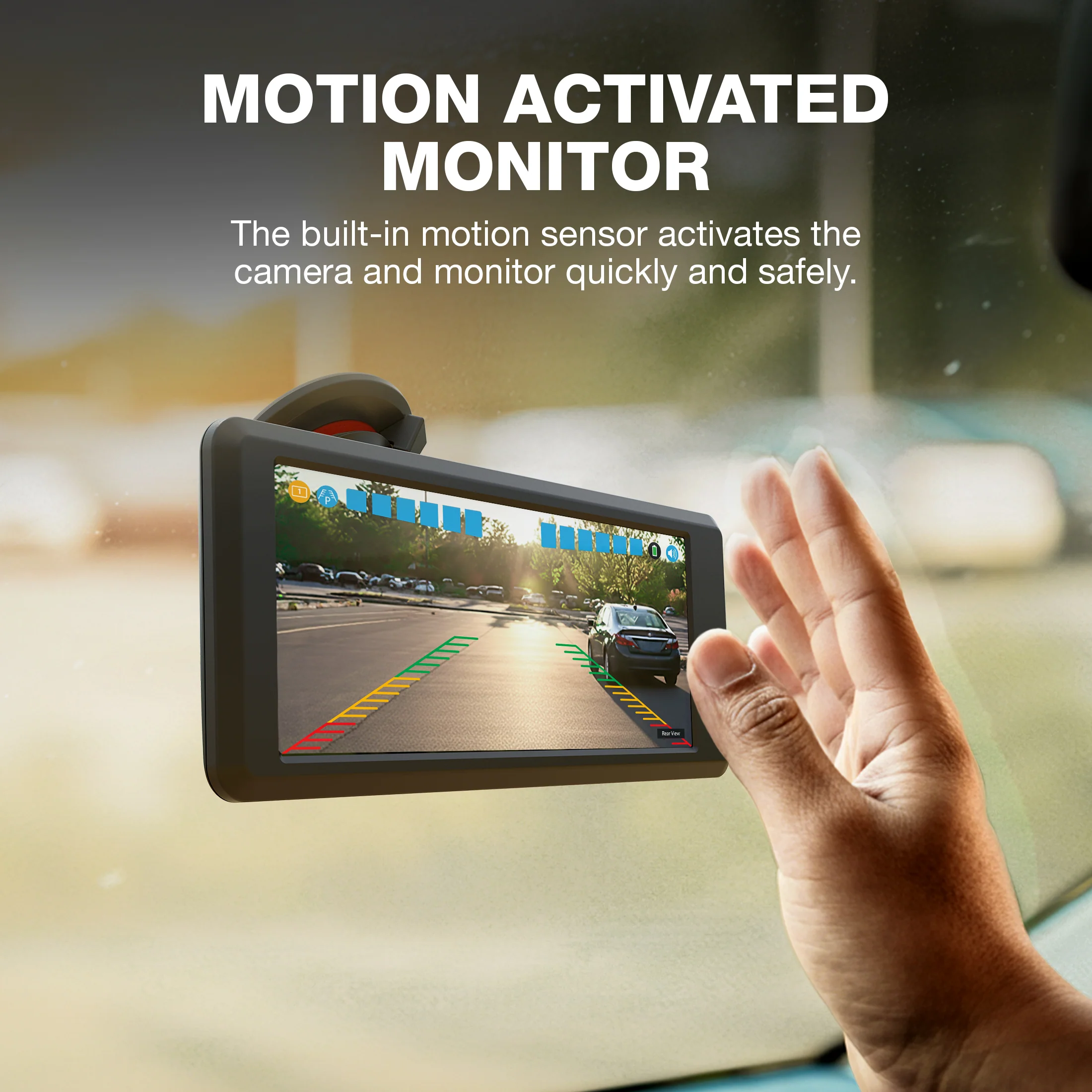 TYPE S HD Solar Powered Wireless Backup Camera with Ultrasonic Backup Sensor - Image 5