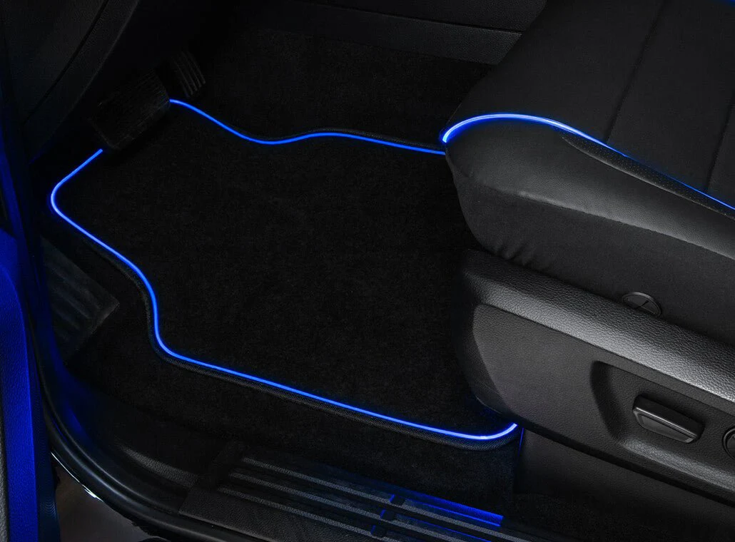 TYPE S LED Lighted Floor Mat (Carpet) 2 Piece, Multicolor RGB Glow, App Controllable - Image 4