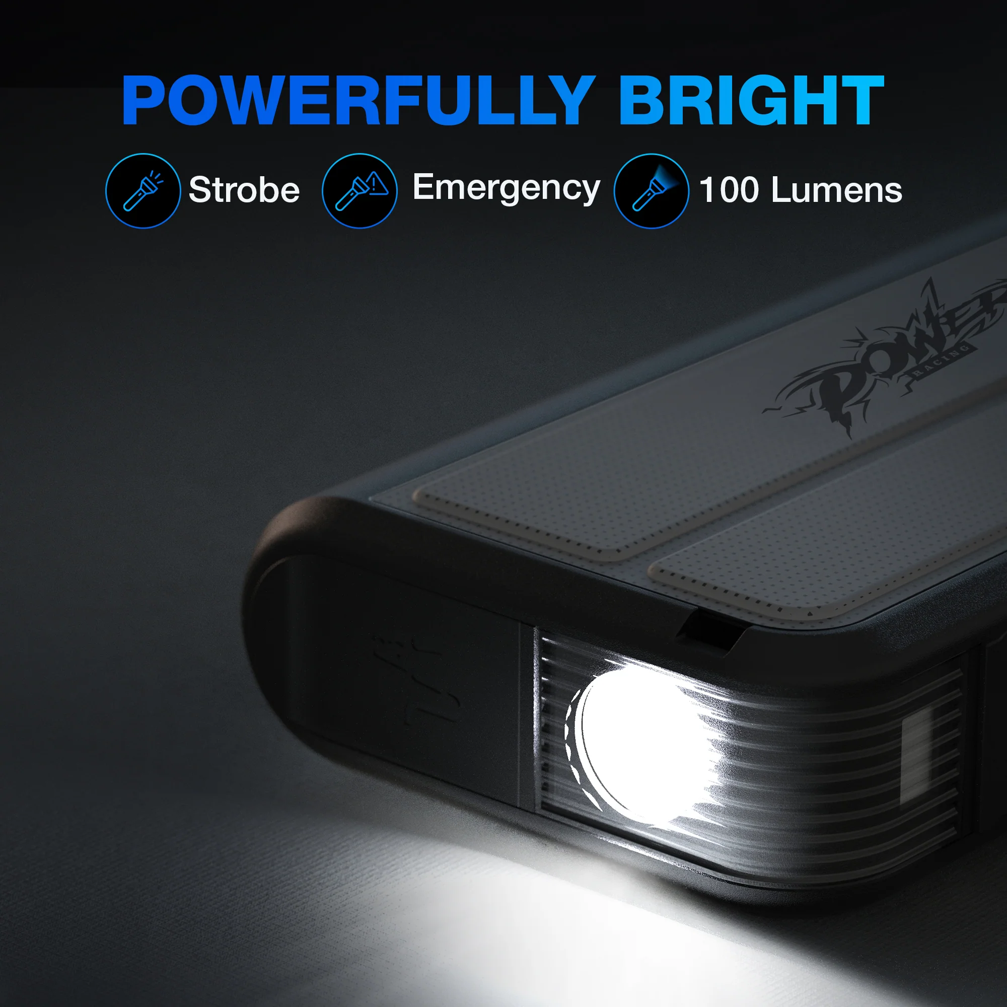 Mike Power 8000mAh Wireless Jump Starter with Built-in Cable - Image 7