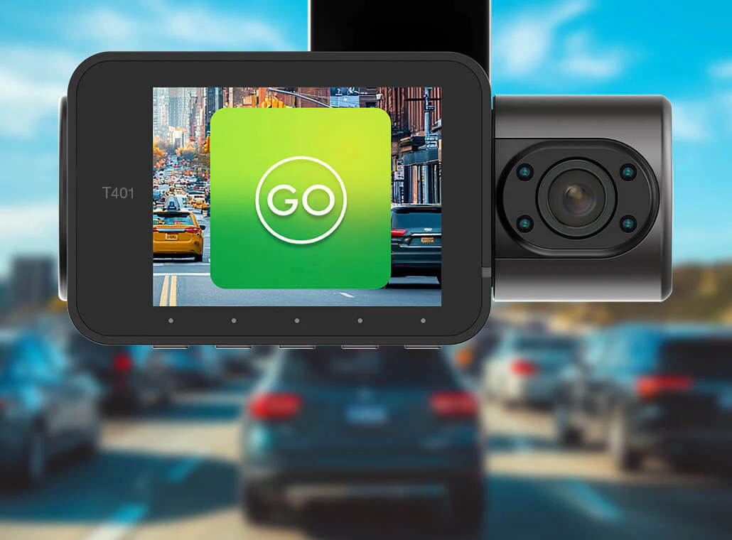 T401 4K Dual View Dash Cam with AI-Powered Driver Assistance - Image 6