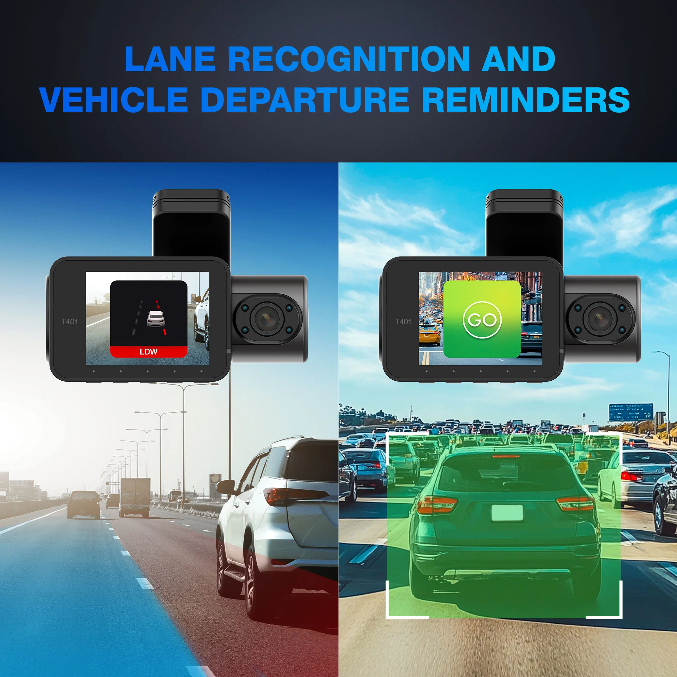 T402 Dual View 4K Dashcam with Enhanced AI features - Image 4