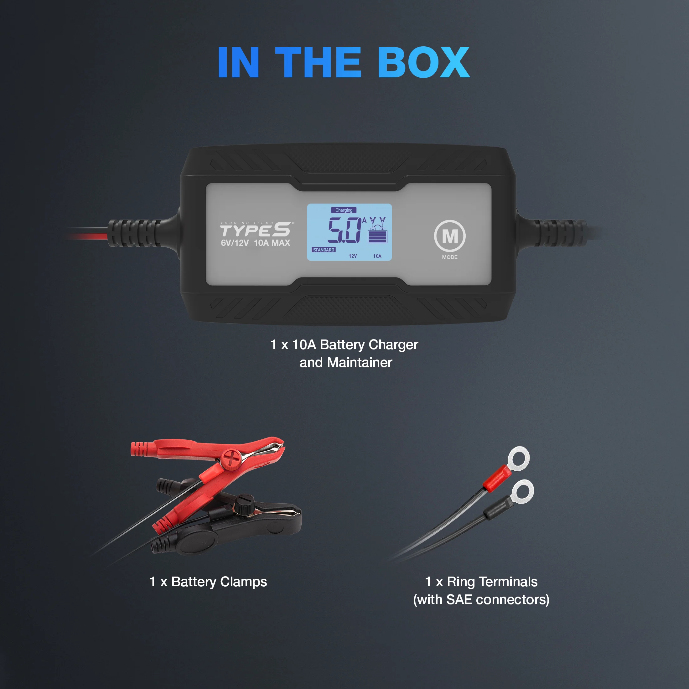 TYPE S 10A Battery Charger & Maintainer - Image 6