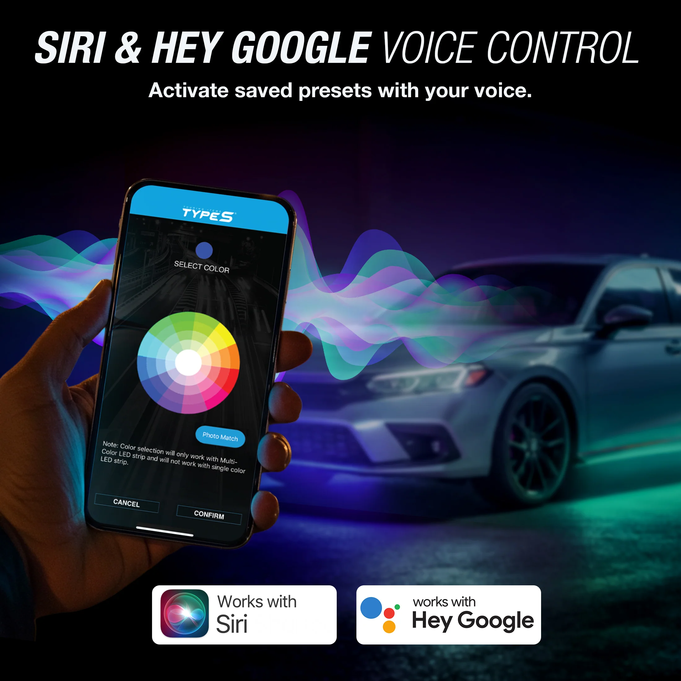 TYPE S Formula DRIFT Pro Series PSL Smart Side-Glow (Sides Only) Kit - Image 6