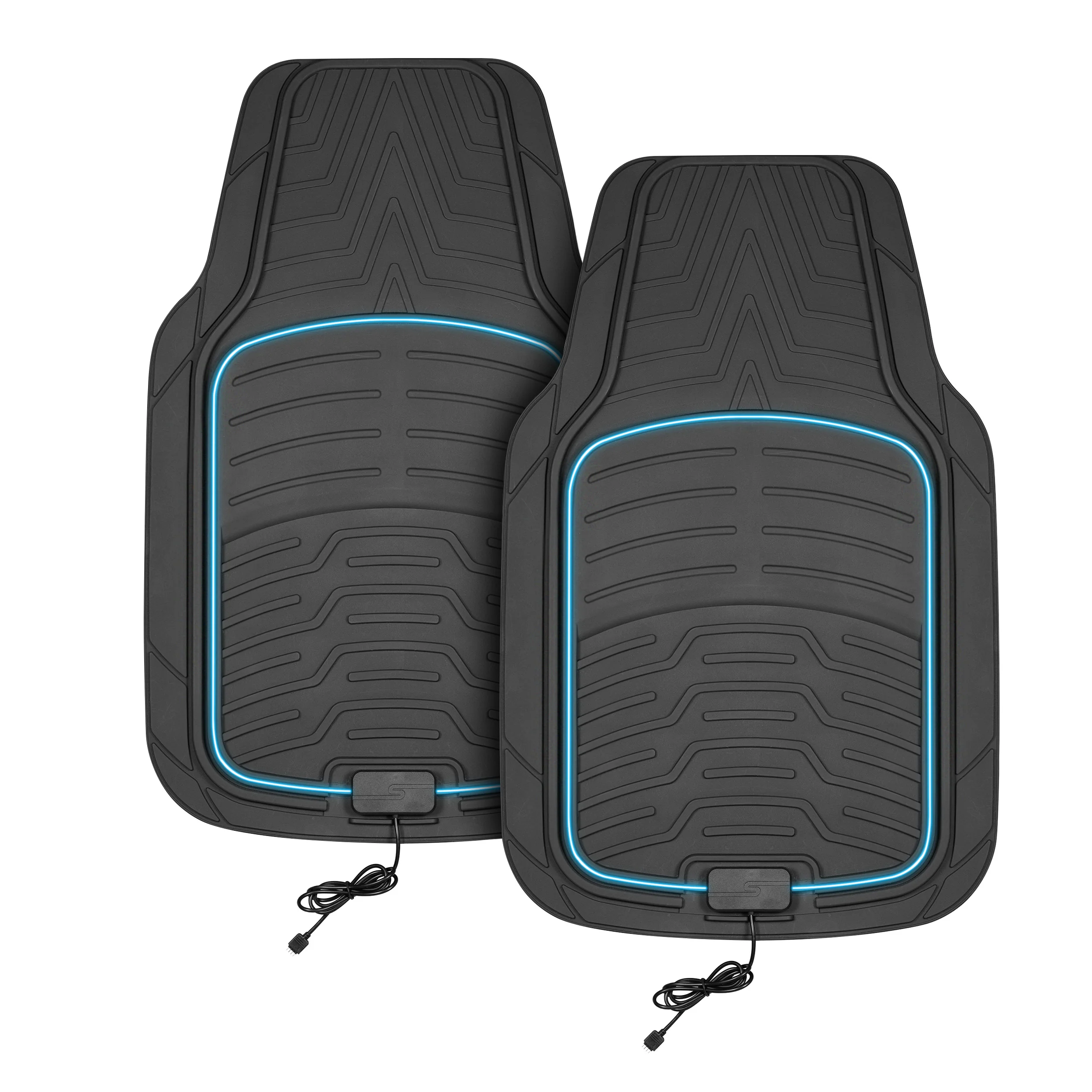 TYPE S LED Lighted Floor Mat (Rubber) 2 Piece, Multicolor RGB Glow, App Controllable - Image 6