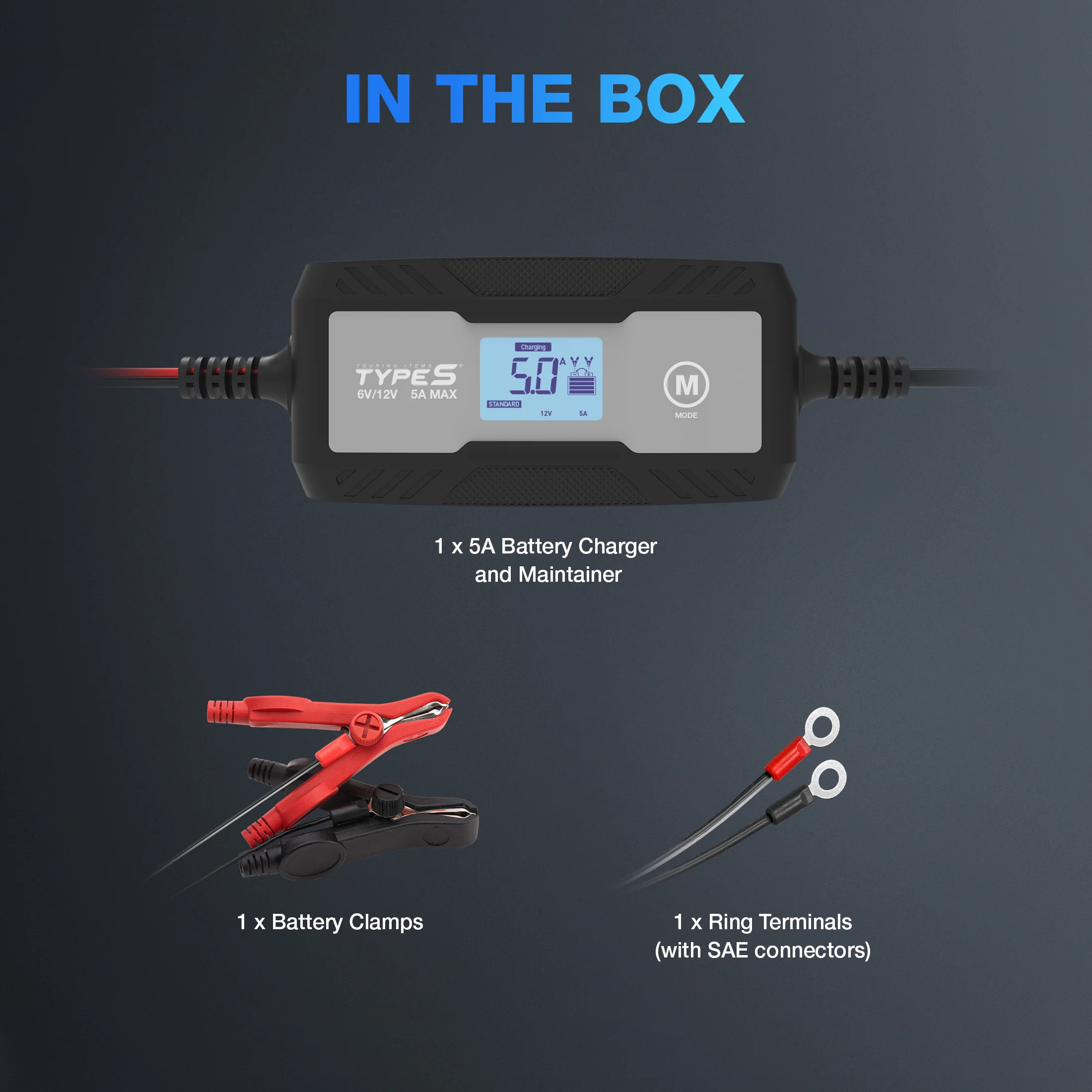 TYPE S 5A Battery Charger and Maintainer - Image 6
