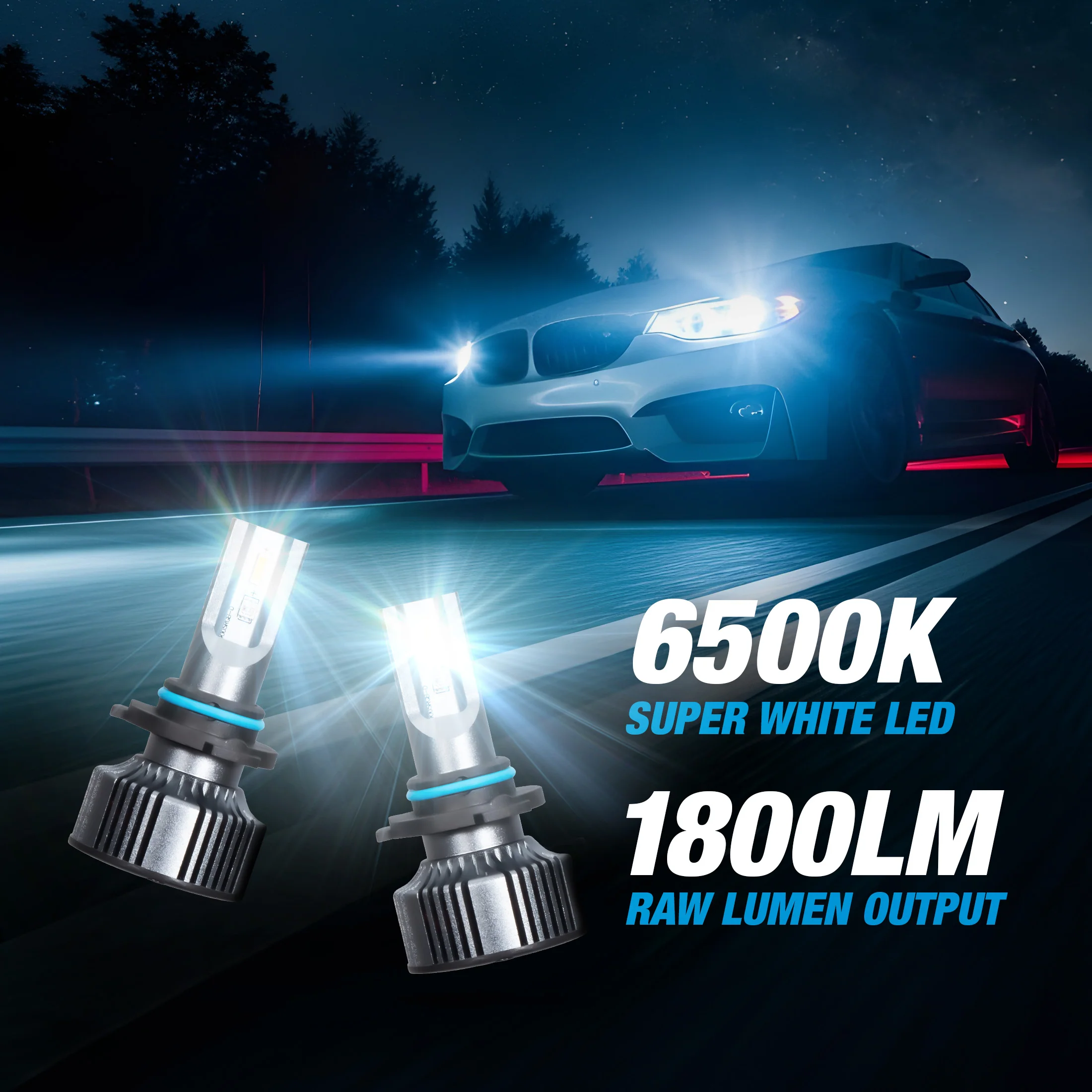 SMART ULTRABRIGHT LED FOG LIGHT SET - 9005 / 9006 - Image 2