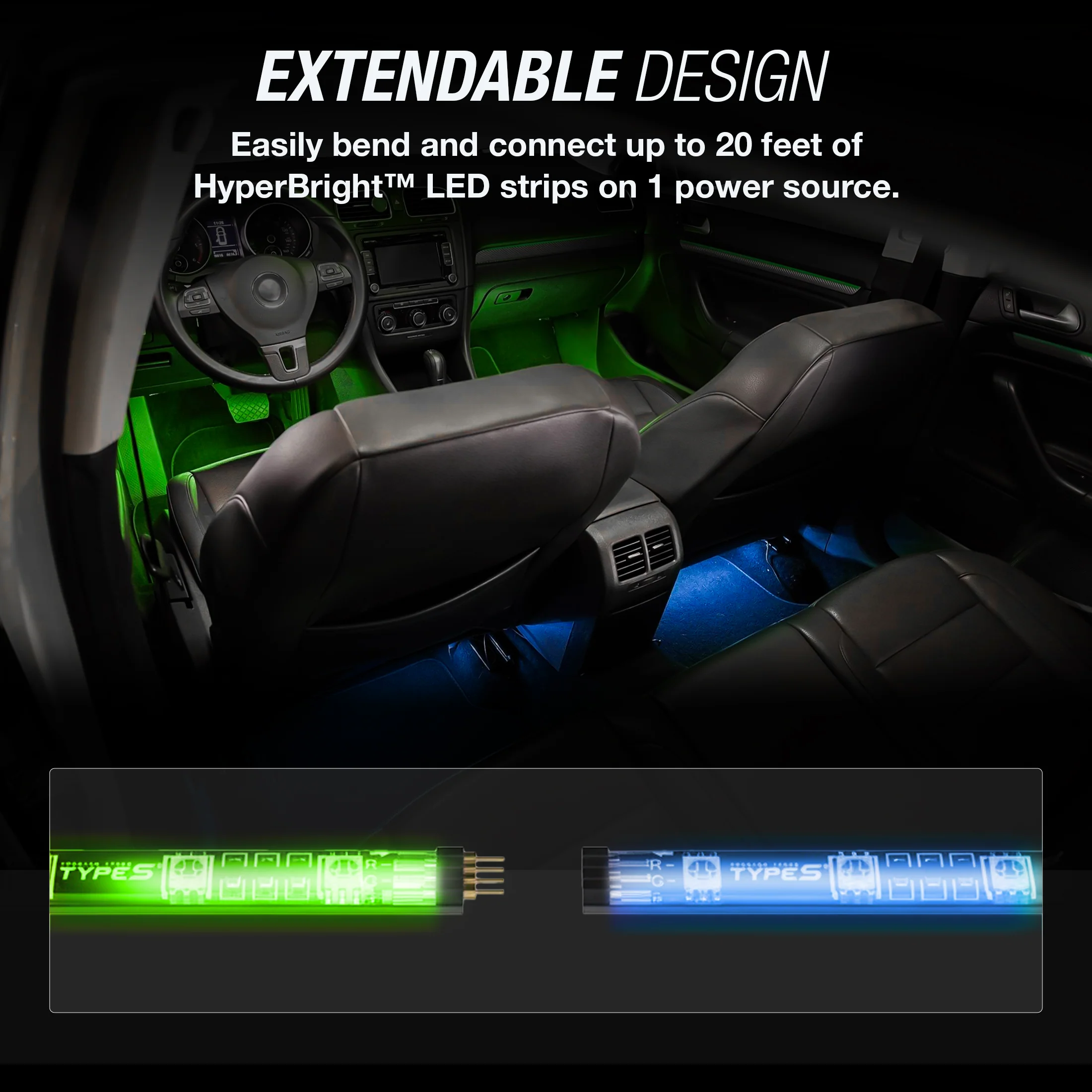 TYPE S HyperBright™ Smart LED Interior Kit - Image 6