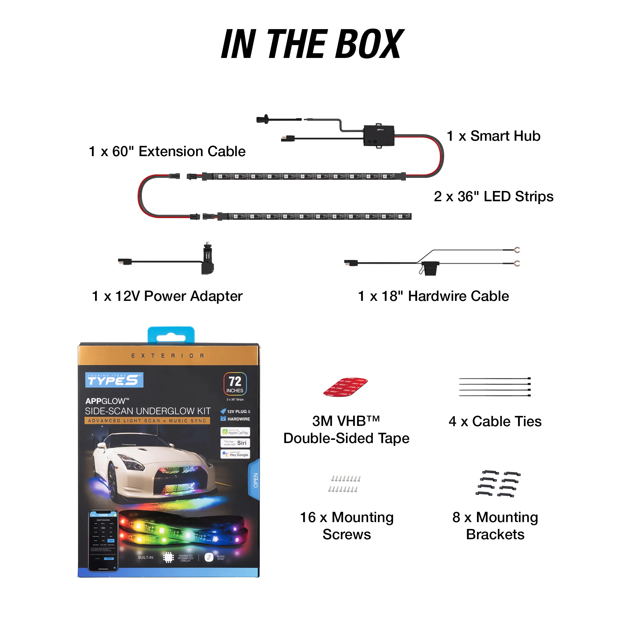 TYPE S 72" Smart LED Exterior Lighting Kit - Image 7