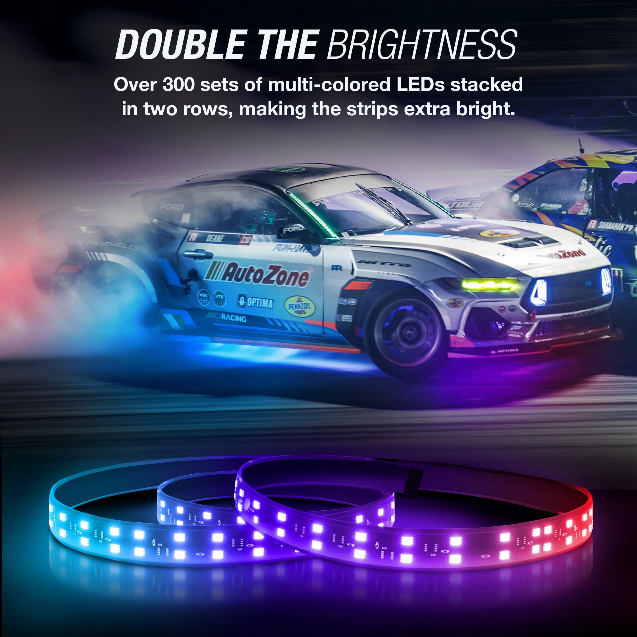 TYPE S Formula DRIFT Pro Series PSL Smart Underglow (Full Car) + 3rd Brake Light Kit - Image 3