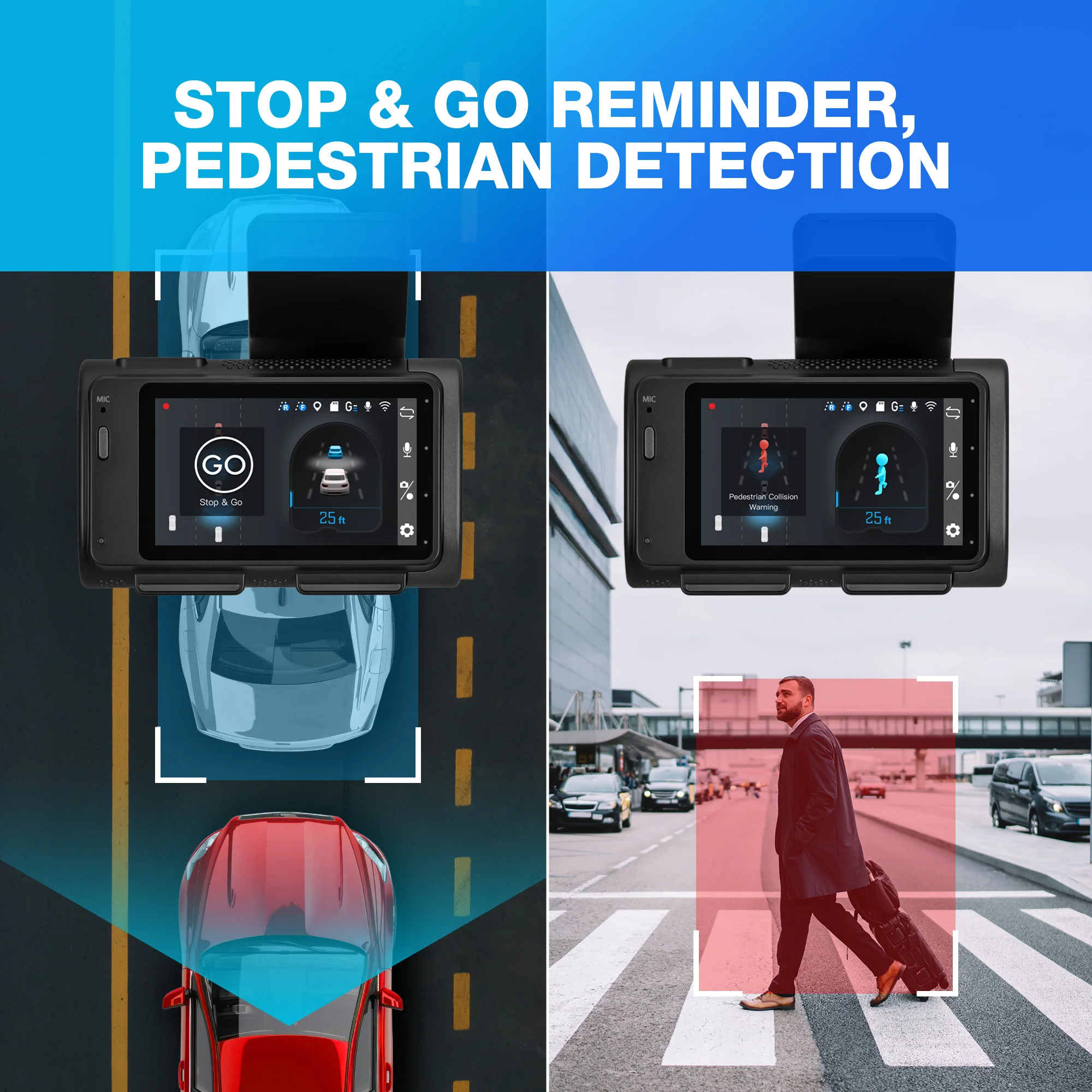 TYPE S T200 PLUS Full-Coverage AI Dash Cam with AI-Powered Advanced Driver Assistance - Image 4