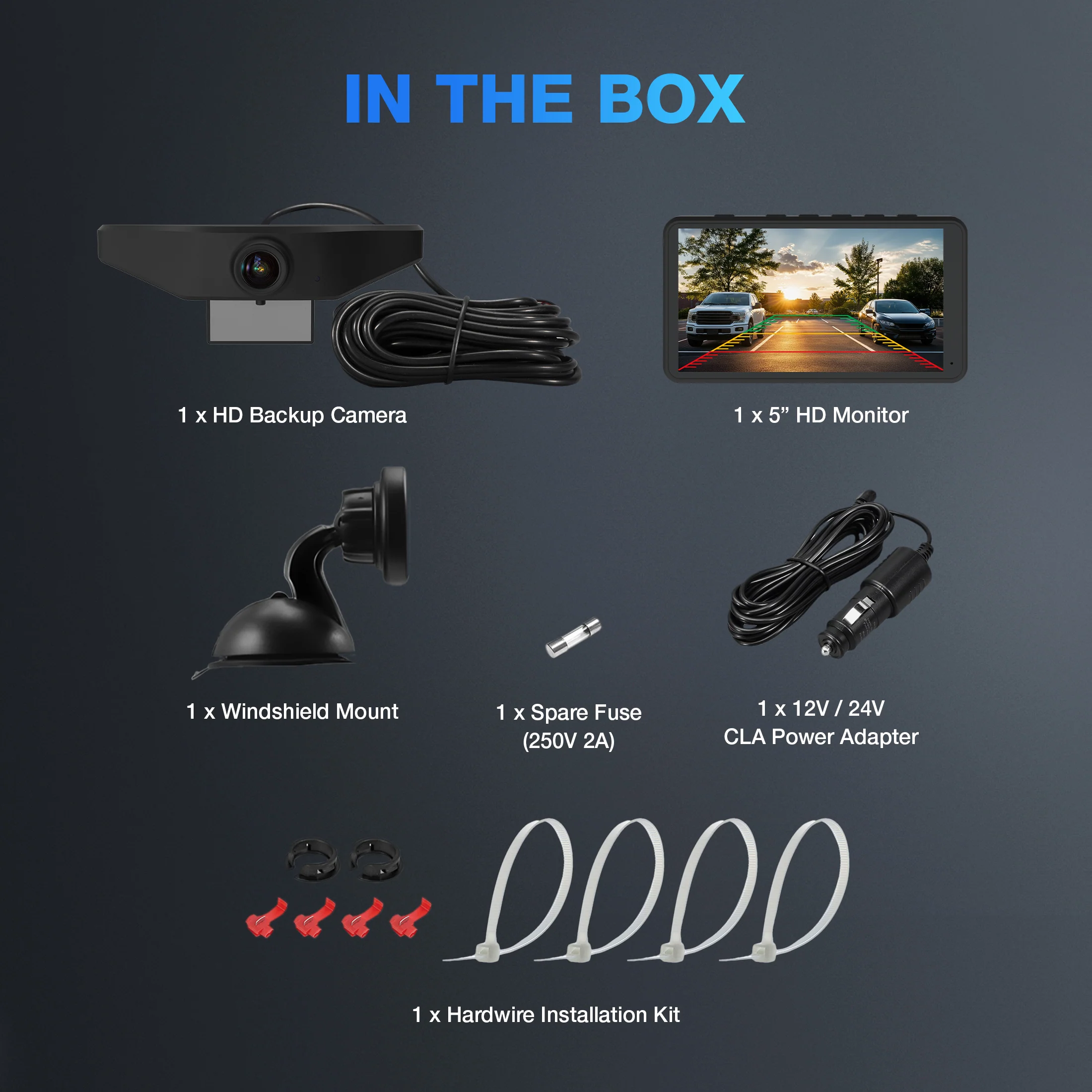 TYPE S HD Backup Camera With 5" Monitor - Image 6
