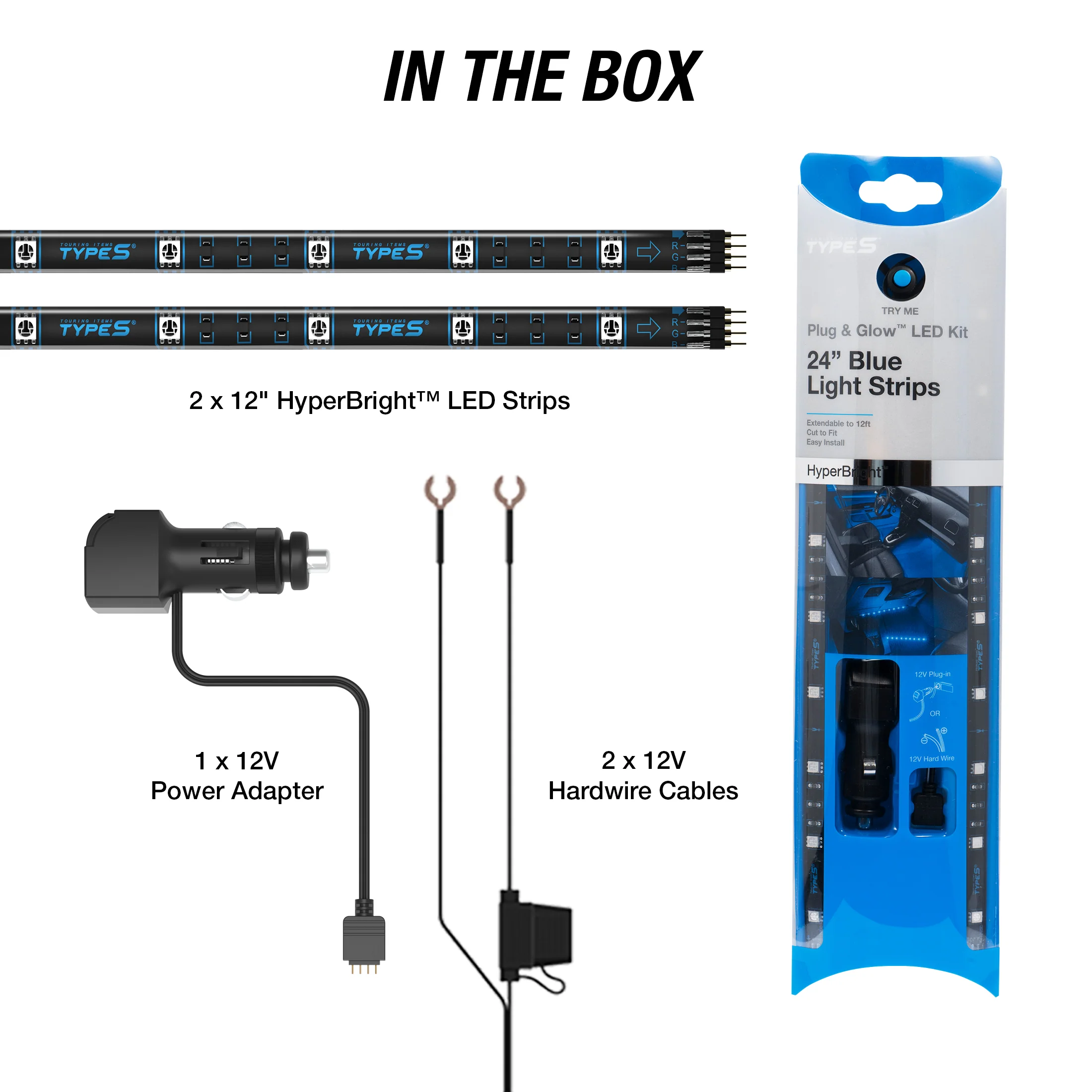 TYPE S HyperBrightâ„¢ 24" LED Lighting Kit (Blue) - Image 6