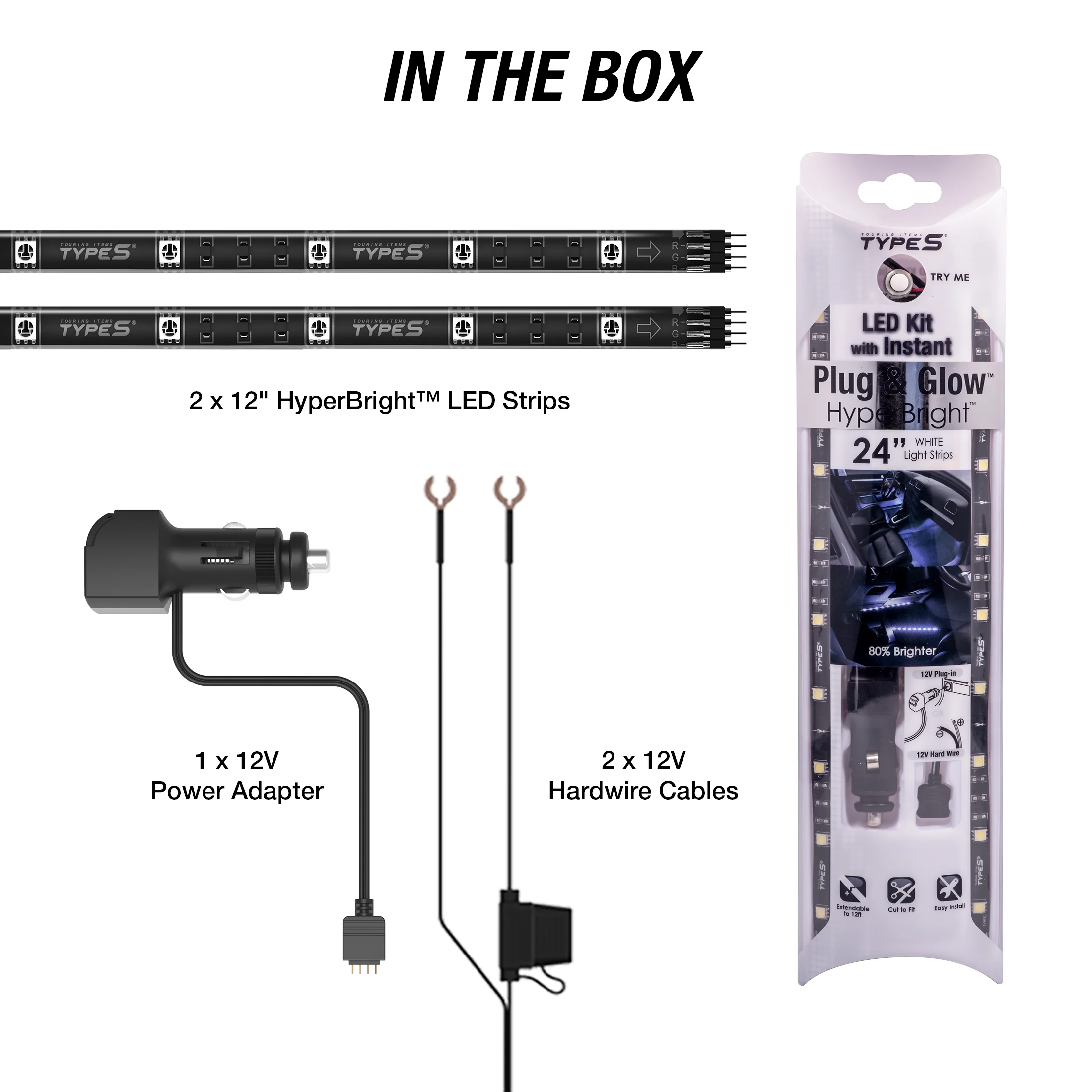 TYPE S HyperBrightâ„¢ 24" LED Lighting Kit (White) - Image 6