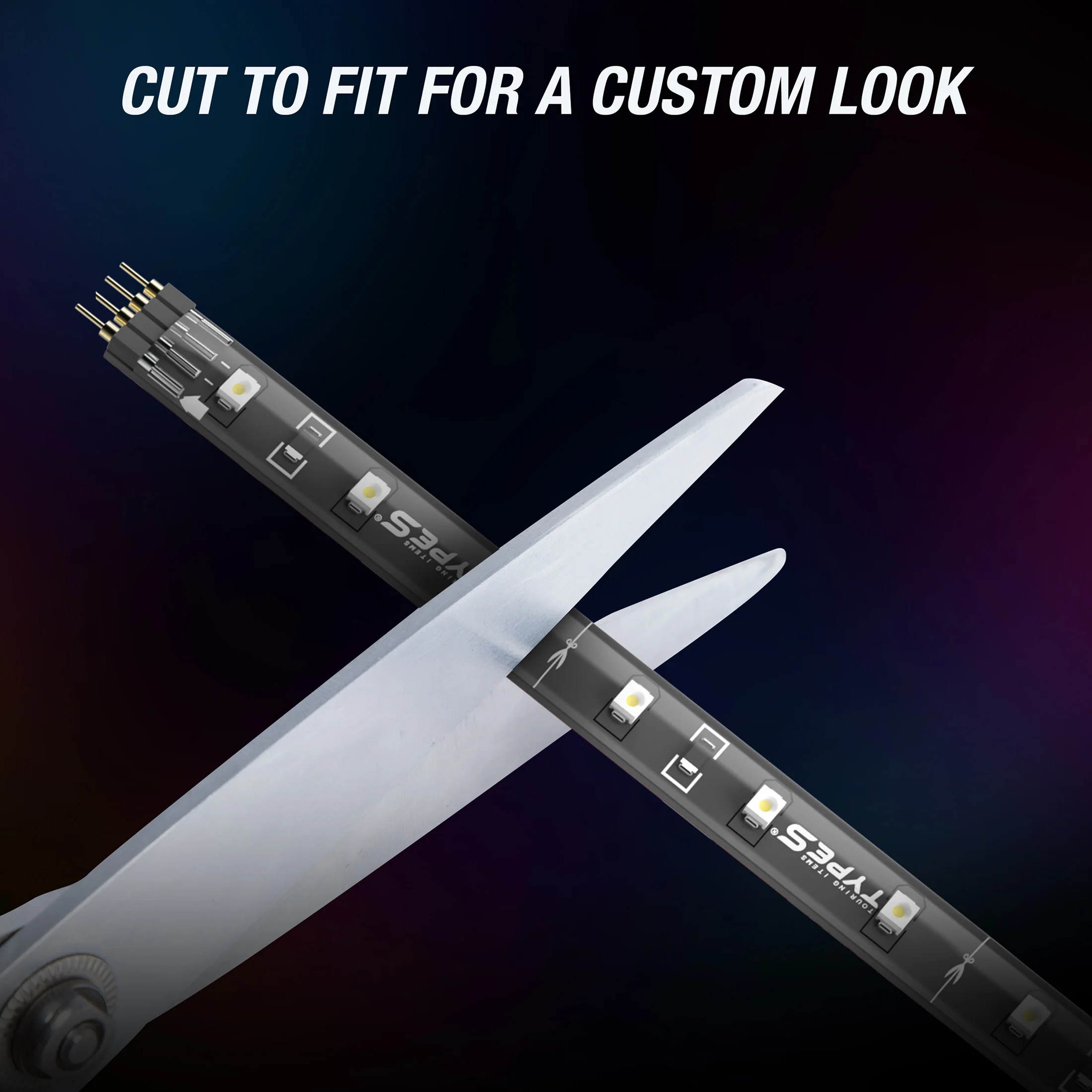 TYPE S Instant Plug & Glow™ 12" LED Lighting Extension Strip - Image 6