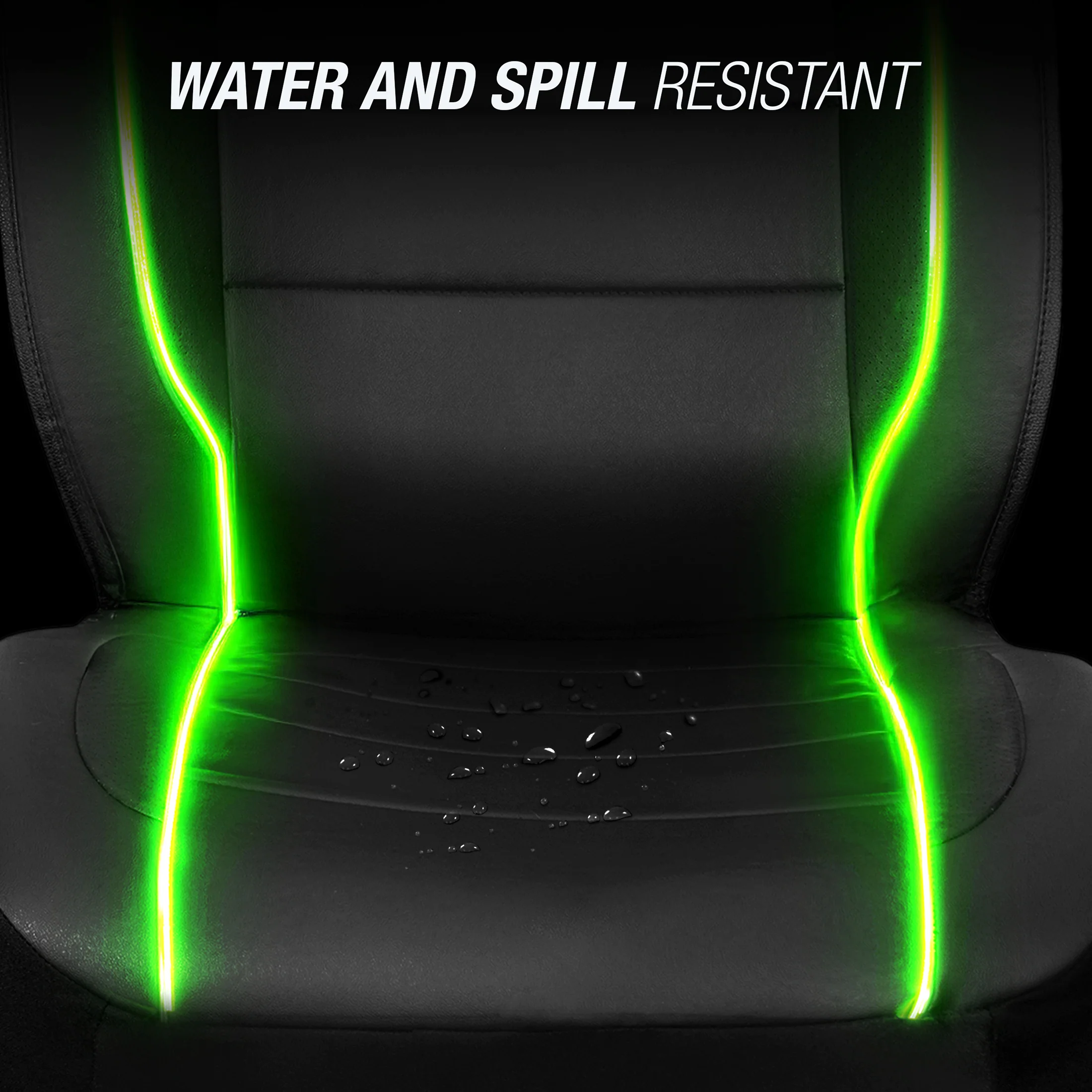 TYPE S LED Lighted Faux Leather Seat Cover - Image 4