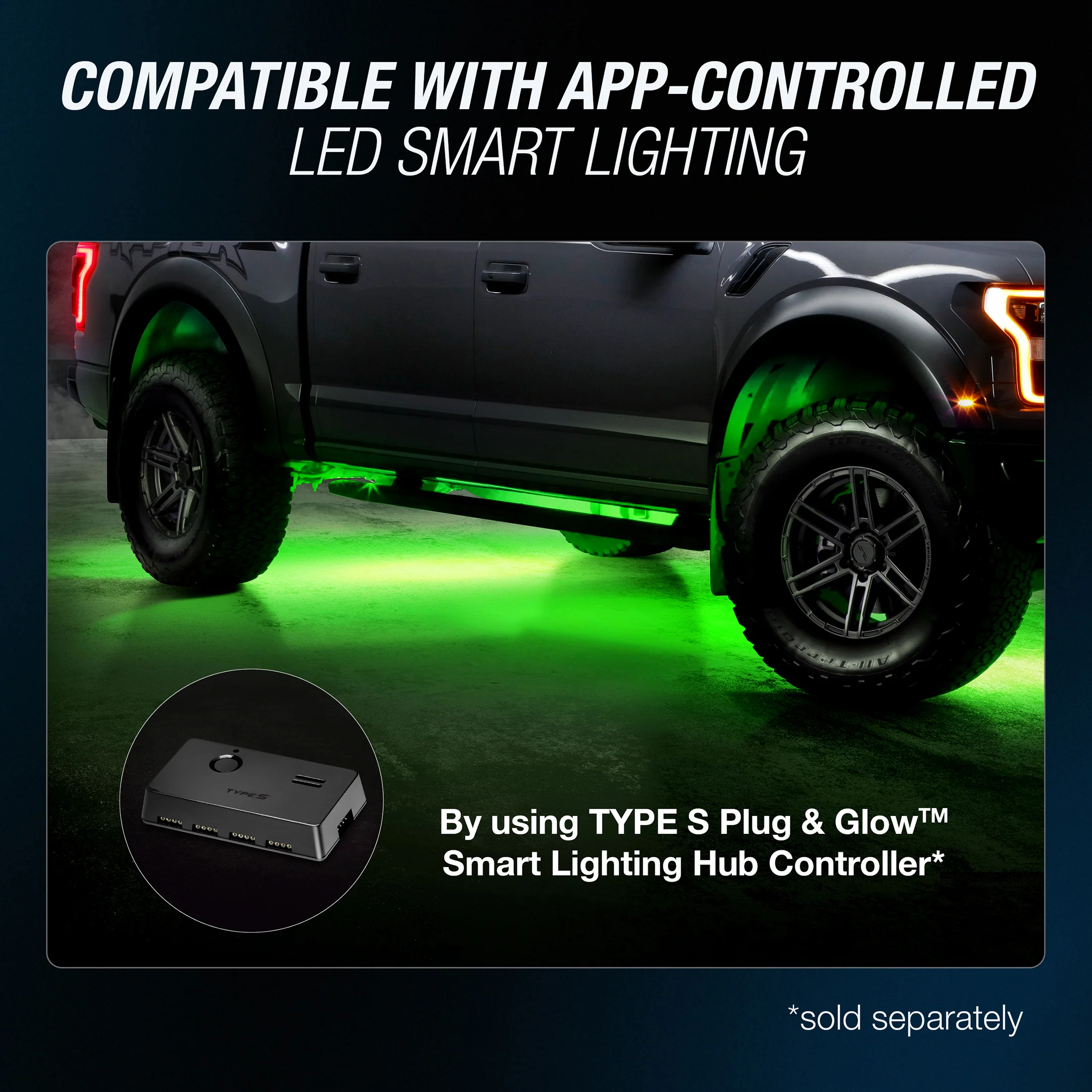 TYPE S LED Lighted Faux Leather Seat Cover - Image 5