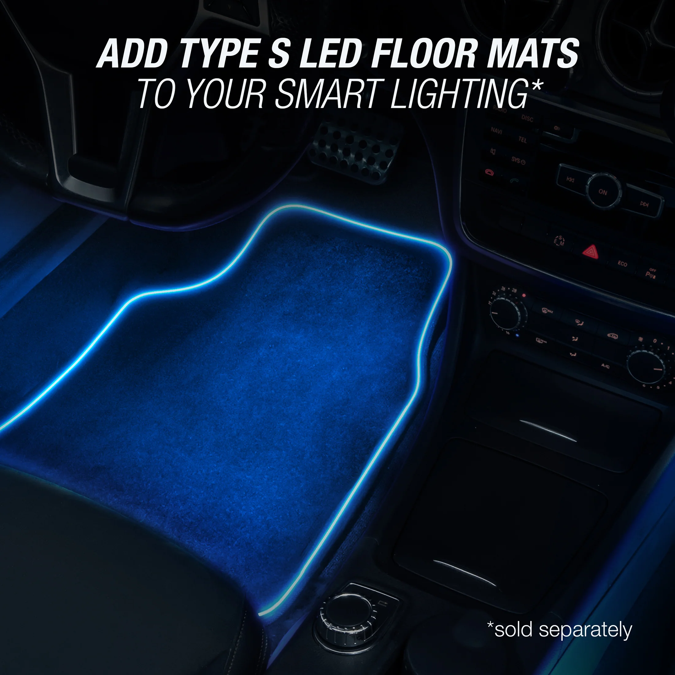 TYPE S LED Lighted Faux Leather Seat Cover - Image 6