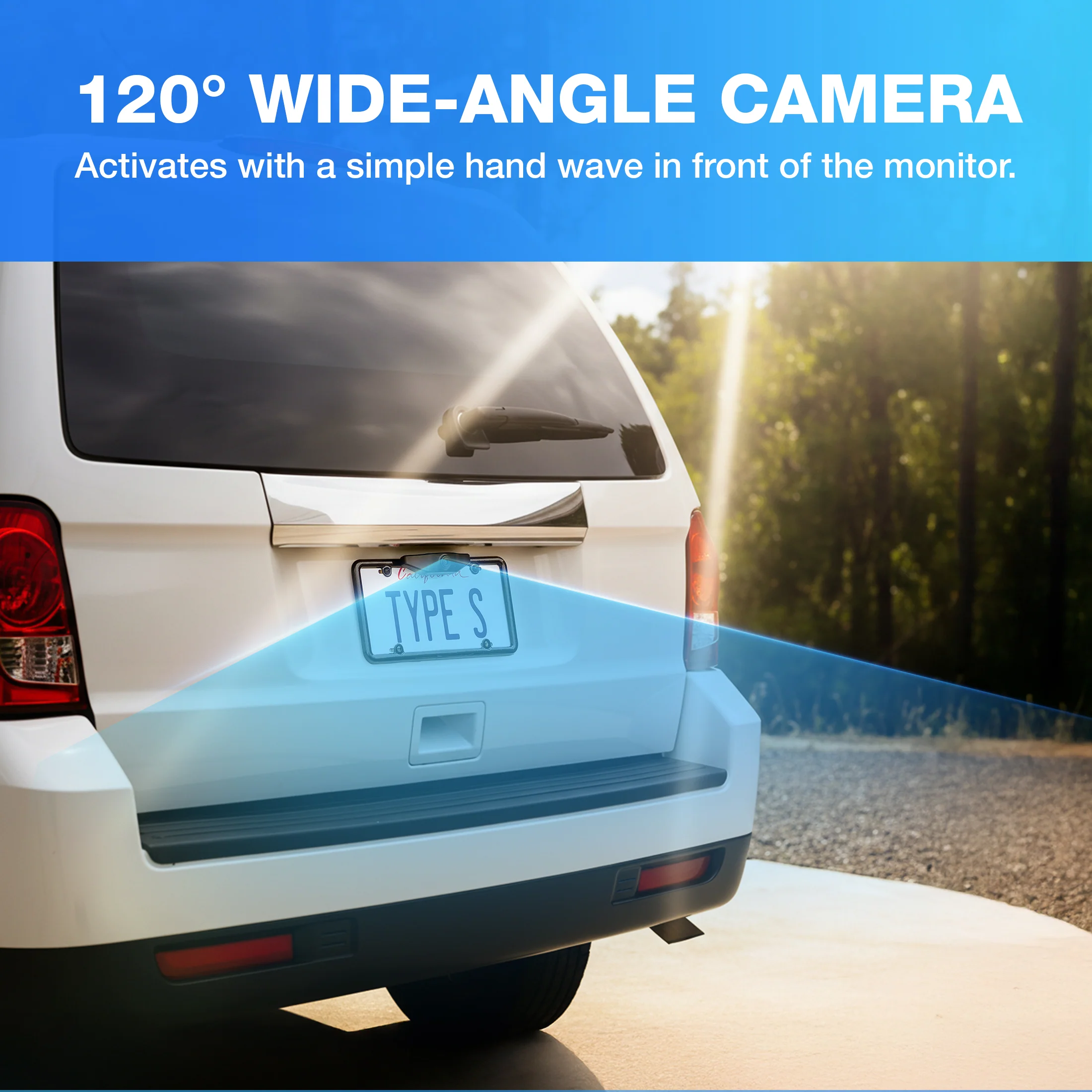 TYPE S Smart 1080p HD Backup Camera with Hardwire Connection - Image 4