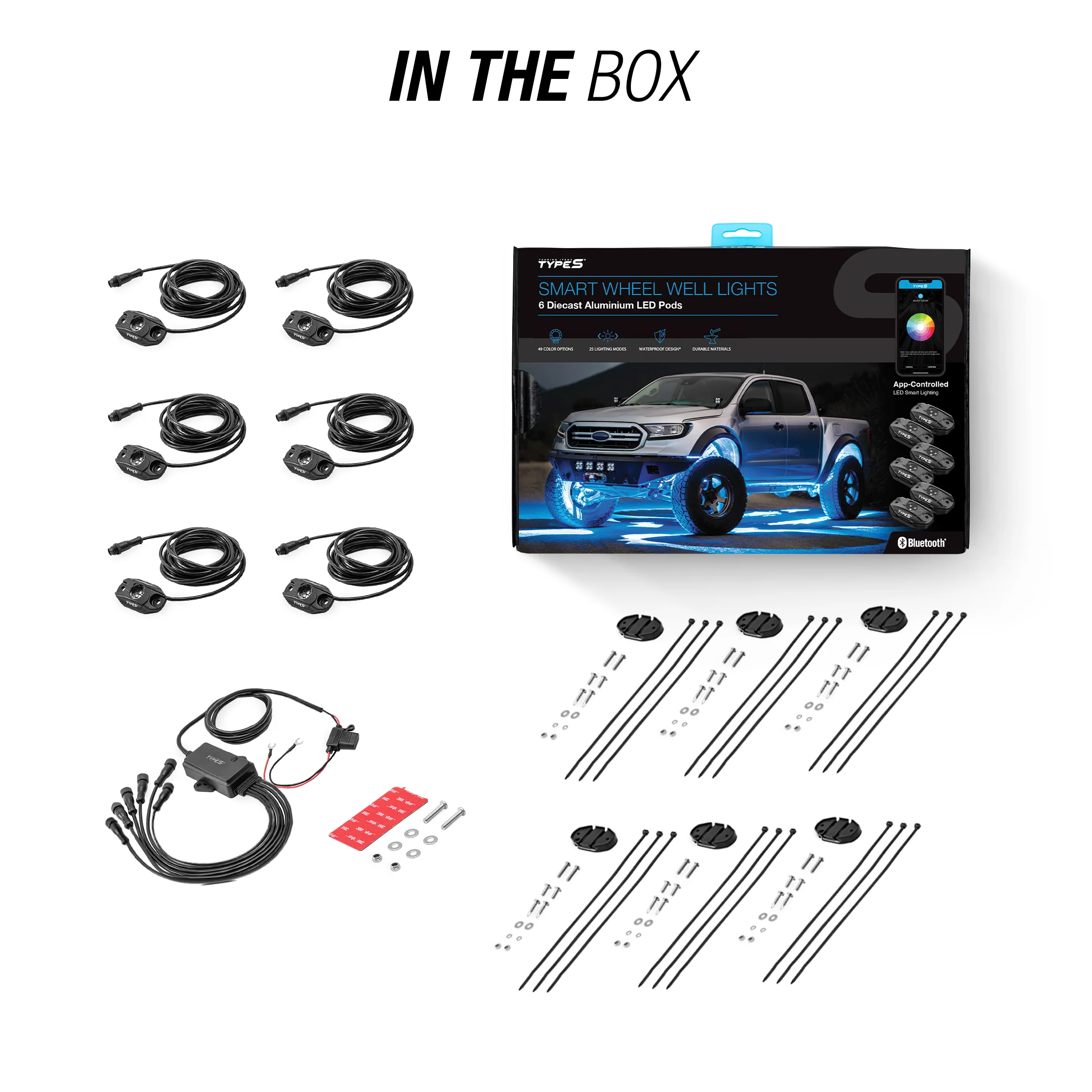 TYPE S Smart Wheel Well Rock Lights (6 per set) - Image 7