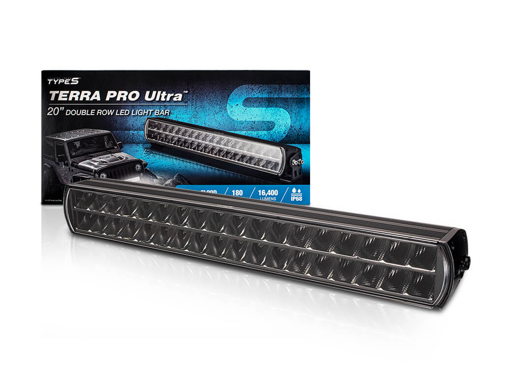 TYPE S TERRA PRO Ultra Light 20" Double-Row LED Light Bar