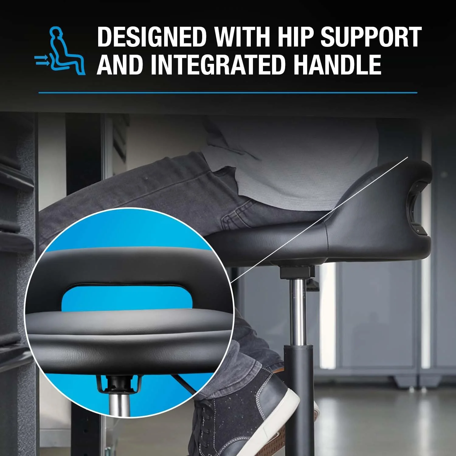TYPE S Ultra Cushioned Shop Stool - Image 5