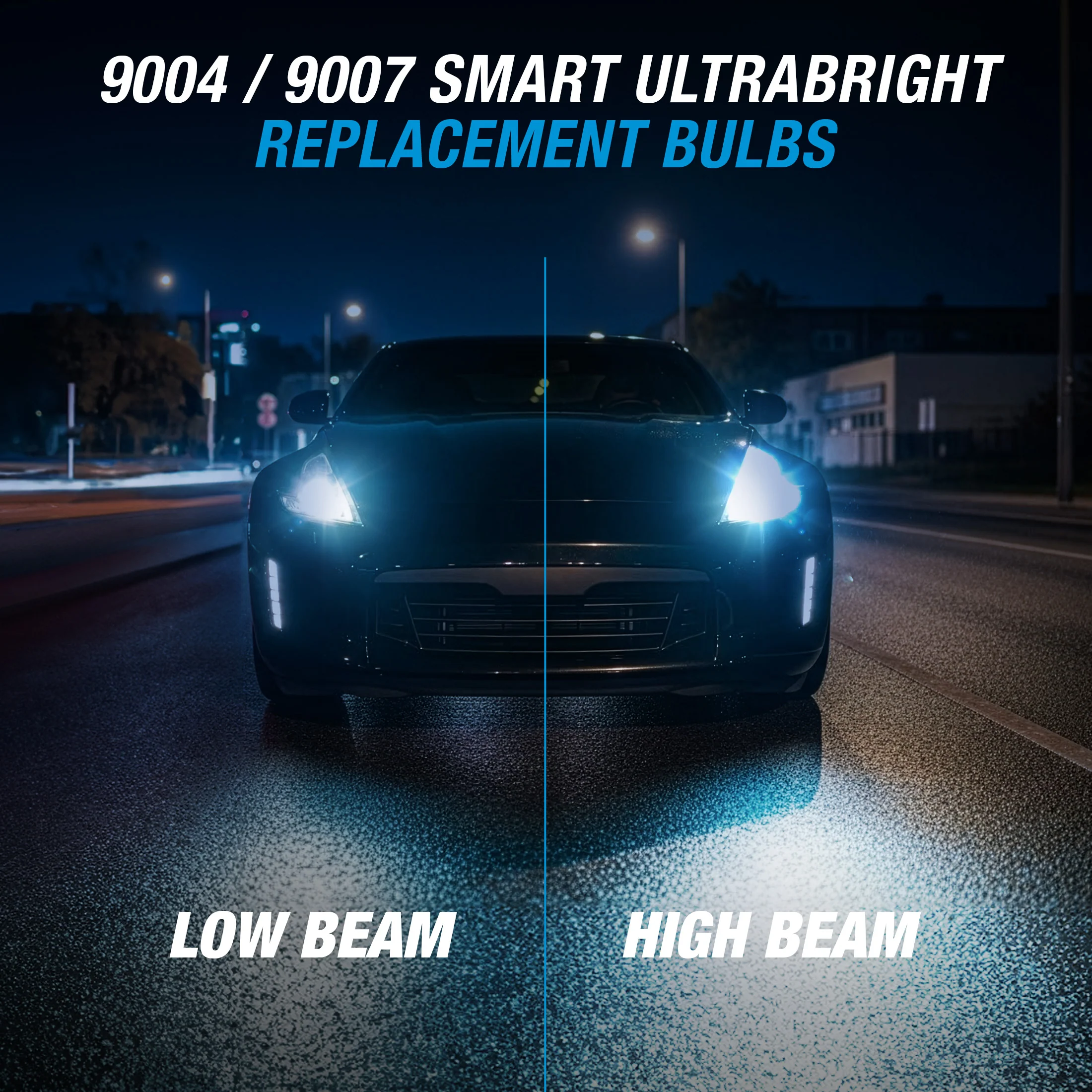 ULTRABRIGHT LED FOG LIGHT SET - 9004 / 9007 - Image 3