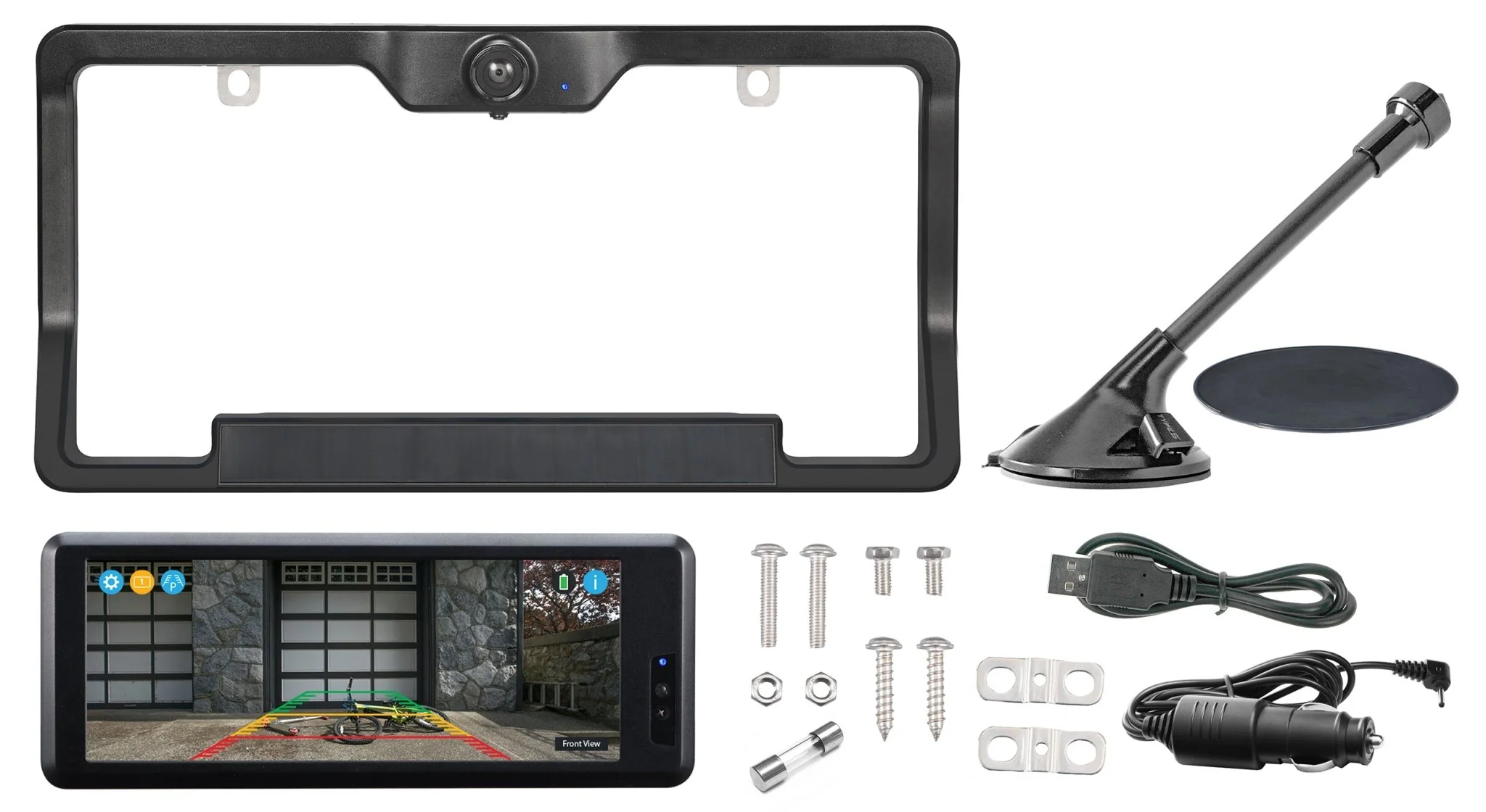 TYPE S Wireless & Solar Powered HD Backup Camera with 6.8" Monitor - Image 6
