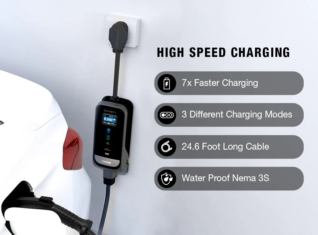 CHARGEEV 40A Level 2 Charger, Compatible with All EV Models - Image 5
